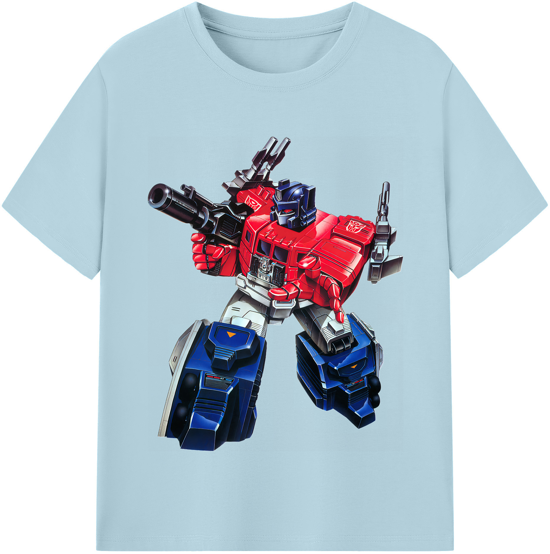 （画像用） Transformers トランスフォーマー 綿100％半袖Tシャツ（フロントプリント）